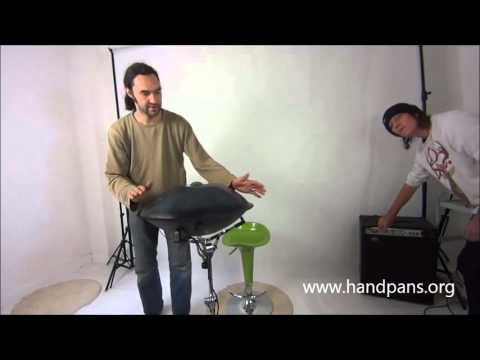 Pickup for Handpan and Multieffectmaschiene played on a Baur&Brown