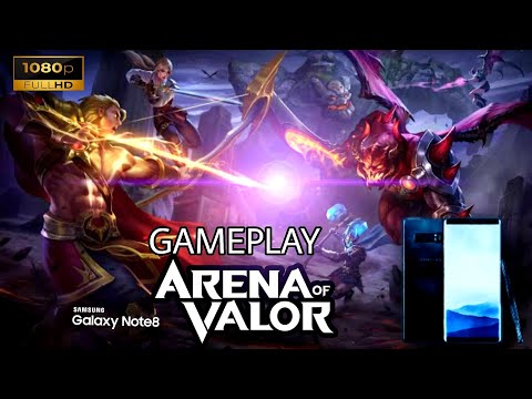 Arena of Valor Gameplay Auto Graphics settings on Galaxy Note 8