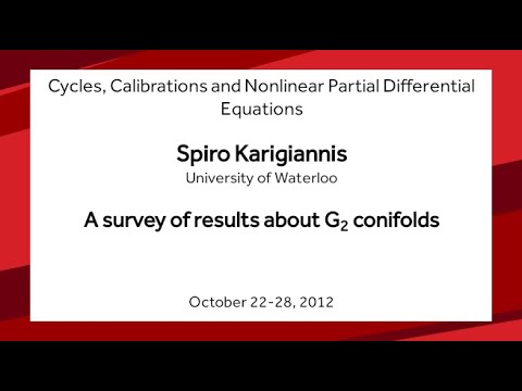 A survey of results about G_2 conifolds - Spiro Karigiannis