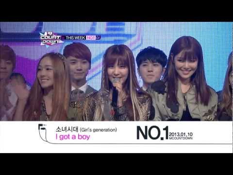 Mcountdown This Week #1 - 소녀시대Girls' Generation "I GOT A BOY" (2013.1.10)