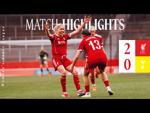 Highlights: Mia Enderby With Two Goals In DRAMATIC End! Liverpool FC Women 2-0 Tottenham