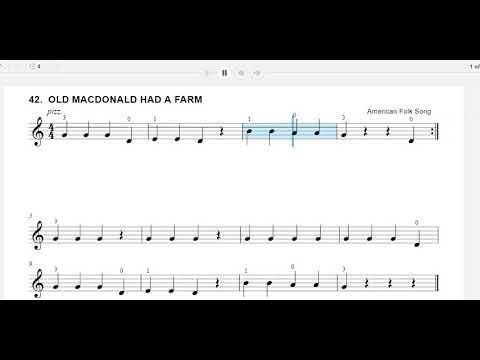 42. Old MacDonald - Violin