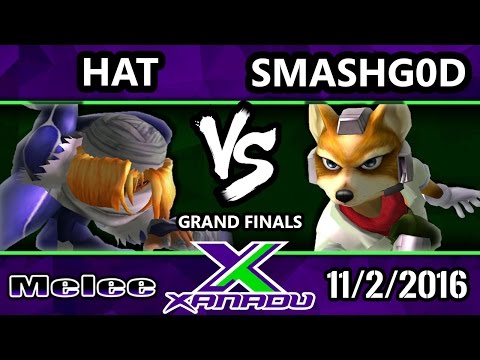 S@X 174 - Hat (Sheik, Marth) Vs. SmashG0D (Fox) - SSBM Grand Finals - Smash Melee