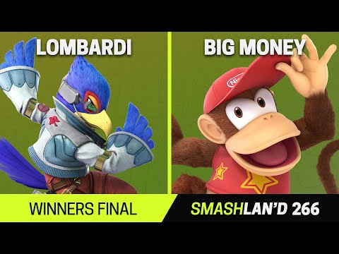 SmashLAN'd 266 Winners Final - Lombardi (Falco) vs Big Money (Diddy Kong) - SSBU Tournament