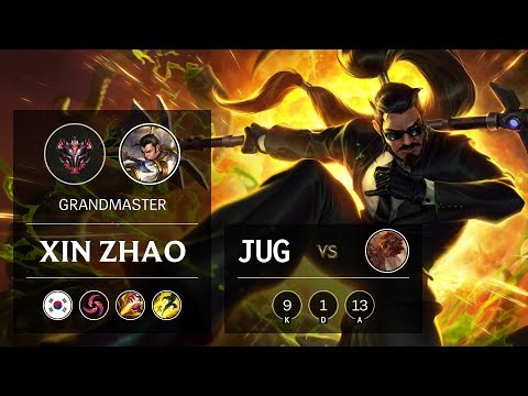 Xin Zhao Jungle vs Taliyah - KR Grandmaster Patch 9.18