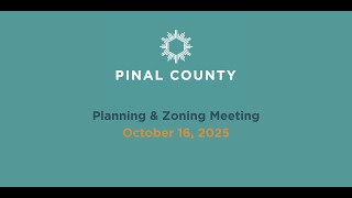 Planning & Zoning Meeting - October 16, 2025 (Part 1)