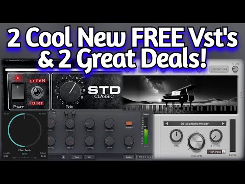 2 New FREE VSTs & 2 Vst Deals - Bogren Digital, Initial Audio (Monster Piano 3, S Pulser, BassKnob)