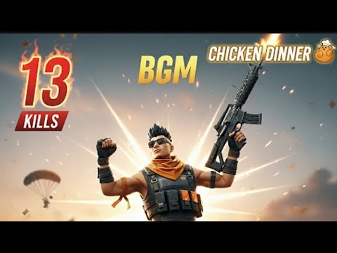🔥13 Kills + Chicken Dinner | MVP Gameplay | DGMA Highlights 🔥 