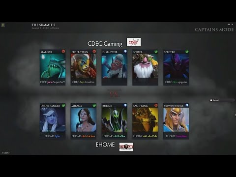 Ehome vs CDEC game2, the summit 6 chines qualifier highlight