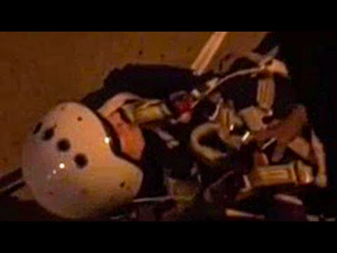 Kampfjet-Absturz in Russland: Augenzeugen-Video zeigt Pilot nach Schleudersitz-Rettung