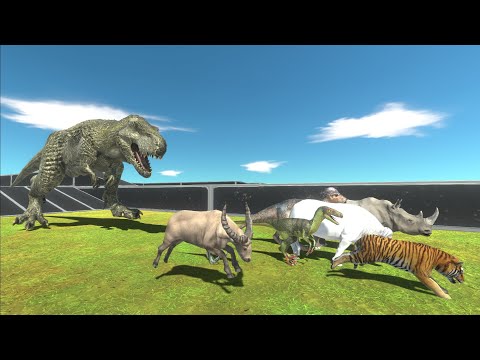 Escape from Spackles The Tarbosaurus - Animal Revolt Battle Simulator