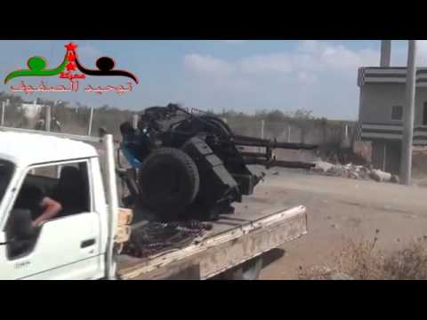 استهداف الثكنة المتواجدة شرقي طفس بالشيلكا من قبل حركة أحرار الشام الإسلامية ضمن معركة توحيد الصفوف