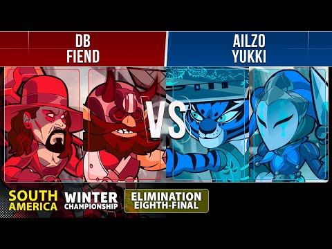 DB & Fiend vs Ailzo & Yukki - Losers 1/8 - SA - Brawlhalla Winter Championship 2022