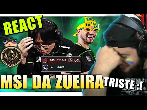 REAGINDO CROC começando sem ITEM e ROBO sem GAMEPLAY - MSI DA ZUEIRA REACT