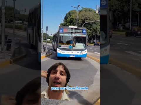 Línea 8 Semi rápido Aeropuerto Ezeiza - Aeroparque. Mercado Central - Liniers - Obelisco - La Boca.