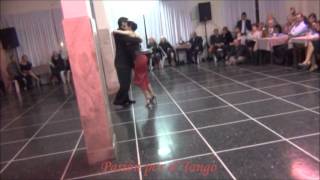 LUCIANA ARREGUI y ANDRES LAZA MORENO Bailando la Milonga DE ANTAÑO en FLOREAL MILONGA