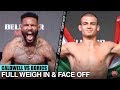 DARRION CALDWELL VS ADAM BORICS - FULL WEIGH IN & FACE OFF VIDEO | BELLATOR 238
