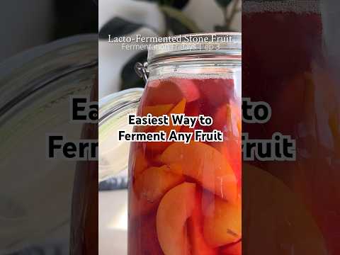 Lacto-fermentation is so easy! All you need is salt, water, & time to create probiotic-rich foods!