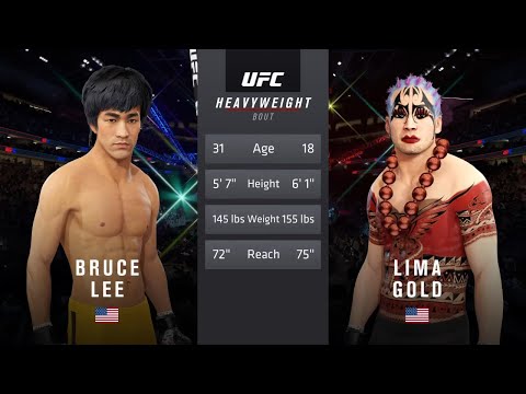 UFC4 | Bruce Lee vs Lima Gold (EA Sports UFC 4)