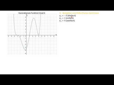 Mathe 10: ganzrationale Funktionen Funktionsterm bestimmen