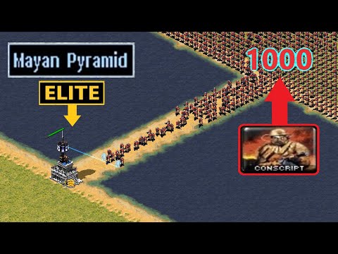 Can ELITE Mayan Pyramid defend the bridge? - Red Alert 2