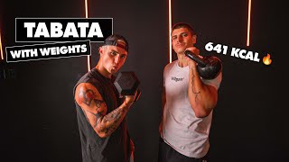 4 min | Tabata with weights | @DavidLuuTV