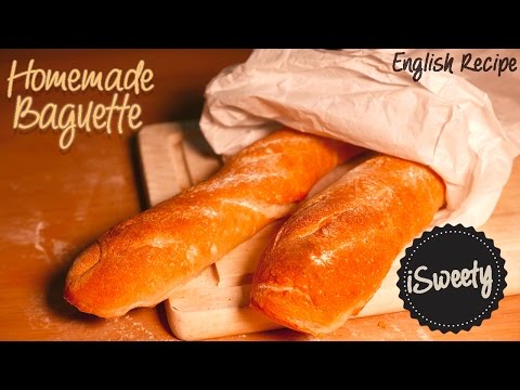 How to Make Homemade French Baguette 🥖 - 4 INGREDIENTS Bread Recipe [Easy]
