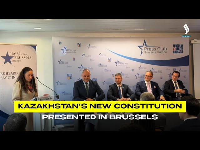 Kazakhstan’s new Constitution presented in Brussels