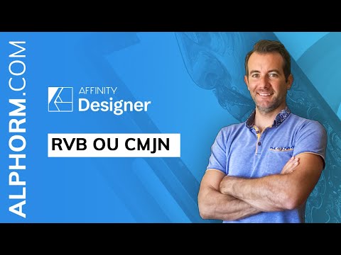 La différence entre RVB ou CMJN sous AFFINITY Designer Vidéo Tuto