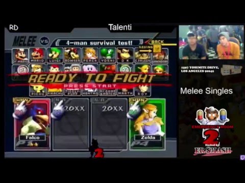 ER2 - Talenti (Sheik, Fox) vs. RD (Falco) - SSBM Bracket
