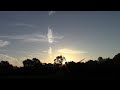 Sunday Morning Sunrise with Chemtrails 