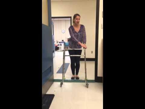 Seuil de porte avec marchette