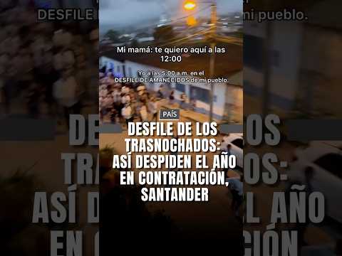 Durante las fiestas de fin de año, las calles se llenan con el desfile de los trasnochados