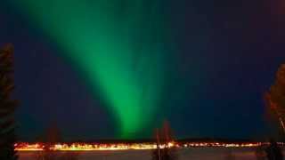 preview picture of video 'Aurora time lapse from Boden, Sweden'
