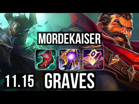 MORDEKAISER vs GRAVES (JUNGLE) | 7/1/10, 300+ games | NA Master | v11.15
