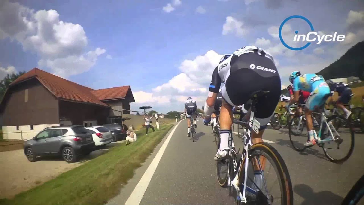 inCycle video: Inside the sprint finish on stage 5 of the Tour de Suisse - YouTube