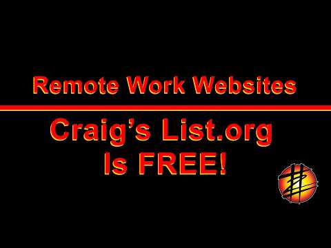 Remote Jobs Craigslist