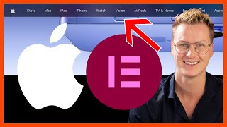 Create A Header With Blurry Background In Elementor Pro | Like Apple.com