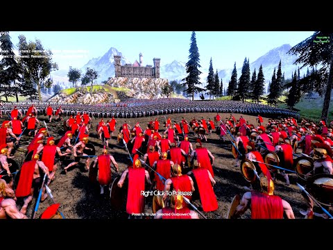 Spartans Lay Siege to Castle | Ultimate Epic Battle Simulator | UEBS