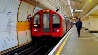 🚇 1992 TUBE STOCK departing GANTS HILL (London Underground)