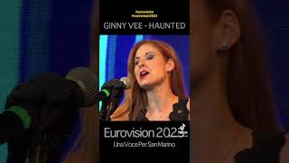 My live performance of Haunted at #eurovision2023 #eurovision Ginny Vee