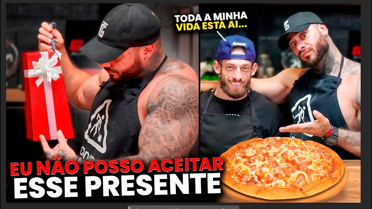 Uma pizza com APENAS  700 calorias | GORILA ALBINO | MONSTRO NA COZINHA #009
