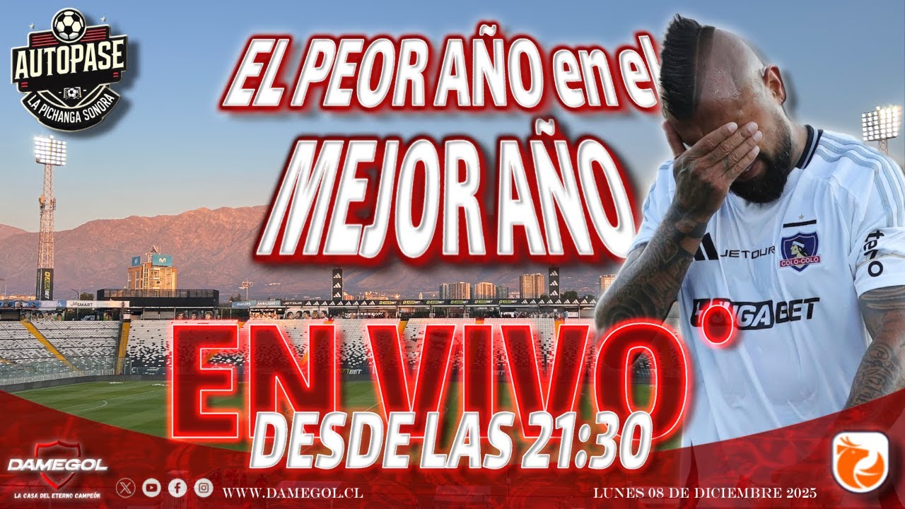 🔴[[EN VIVO]]🔴 Autopase | Colo Colo: El peor año, en el mejor año
