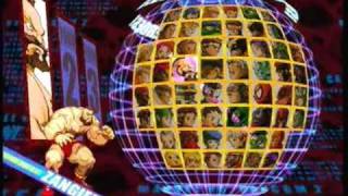 Marvel Vs. Capcom 2 All characters select screen