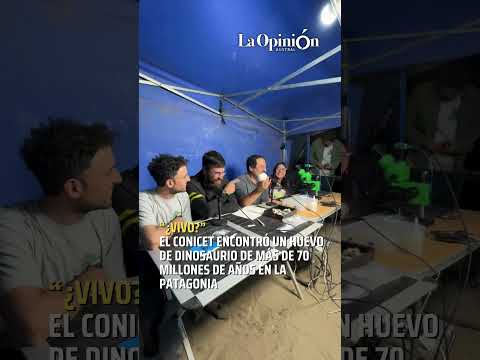 El CONICET descubrió un huevo de dinosaurio en vivo en la Patagonia