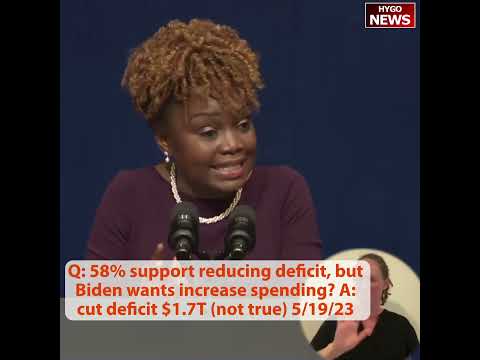 Q: 58% Support Reducing Deficit — Biden Wants More Spending? A: "Cut Deficit $1.7T"
