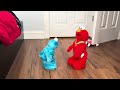 Tickle Me Elmo And Tickle Me Cookie Monster
