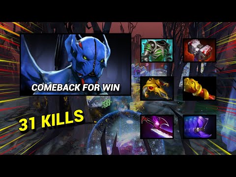 COMEBACK FOR WIN! 31 KILLS - NIGHT STALKER DOTA 2 HIGHLIGHTS