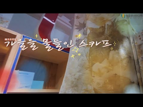 가을을 물들인 스카프 유튜브 썸네일