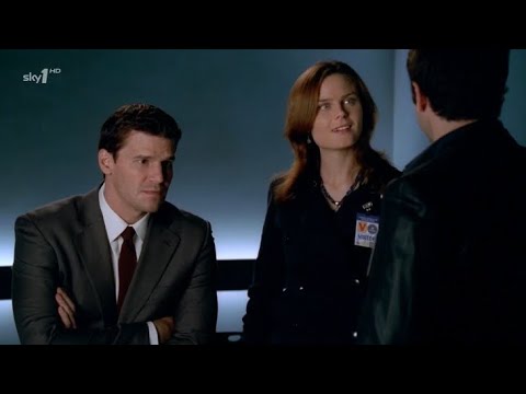 Bones 1x15 - Booth interrogates Brennan’s date